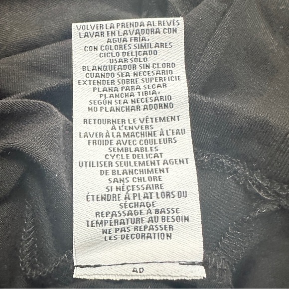 Ruby Rd. Velvet Crush Black Long Sleeve Top Small Embellished Neckline Blouse

⸻ - Picture 6 of 9